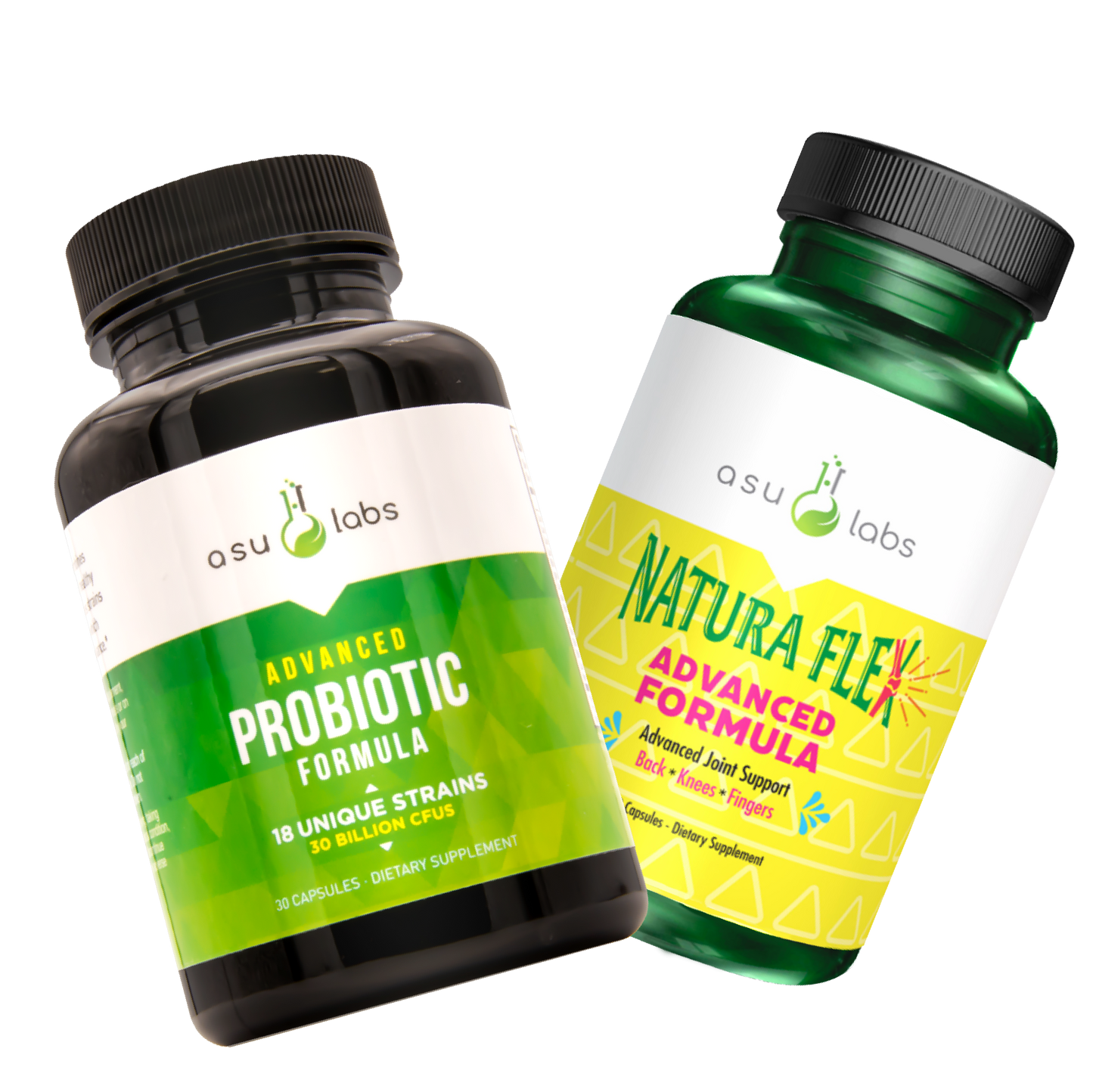 ASULABS Advanced Probiotic Formula + ASULABS Natura Flex - Paquete Completo