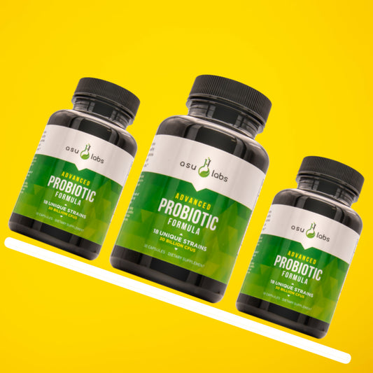 AsuLabs®️ Formula Probiotica Avanzada - 3 Botellas